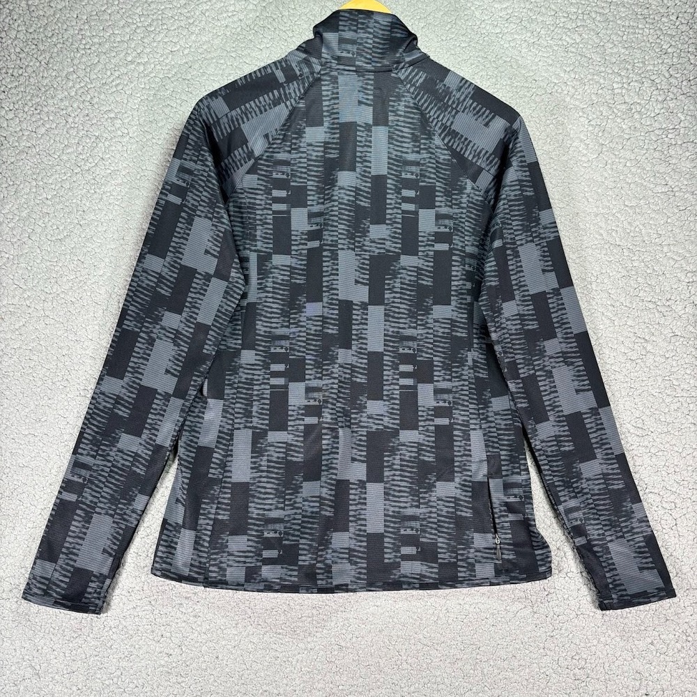 Under Armour UA 1/4 Zip Pullover Threadborne Mens M Geometric Fitted Golf Casual - Picture 10 of 12